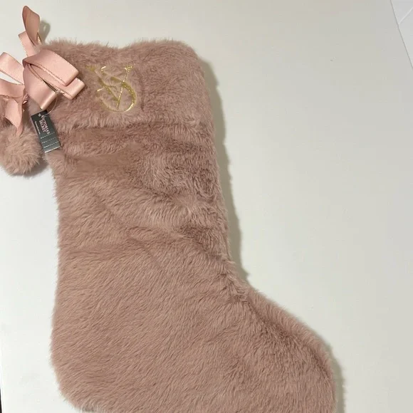 Victoria's Secret Pink Faux Fur Holiday Stocking - Picture 10 of 14